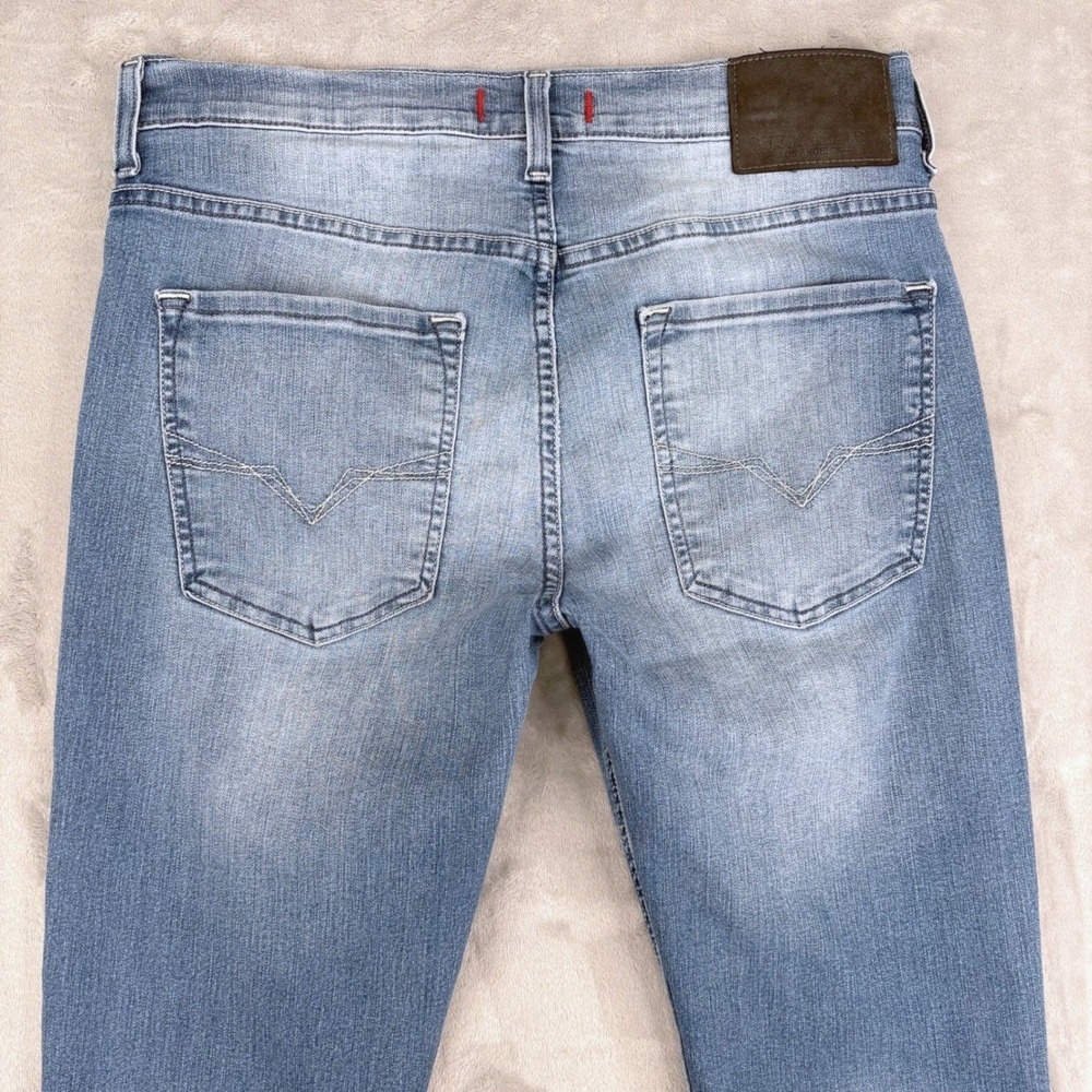 Guess Los Angeles Mens Skinny Jeans Medium Wash‎ Blue Denim 32x32 (Fits 32x31)